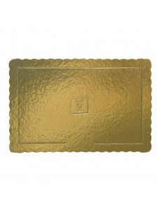 Base Cartão Dourado Retangular 25cmx35cm